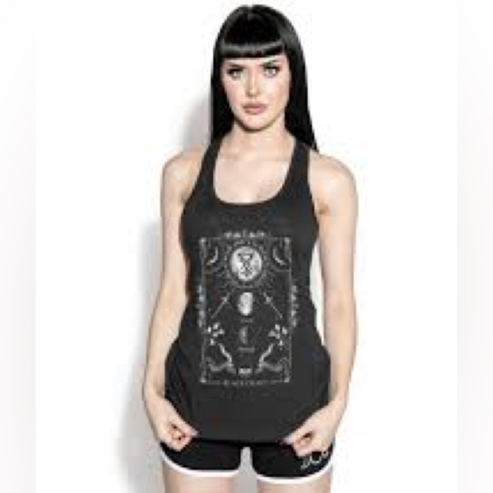 Women’s razor back tank- black craft cult